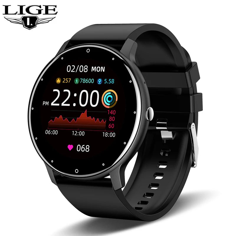 LIGE Smartwatch for women and men for an active lifestyle. New 2025, Popular