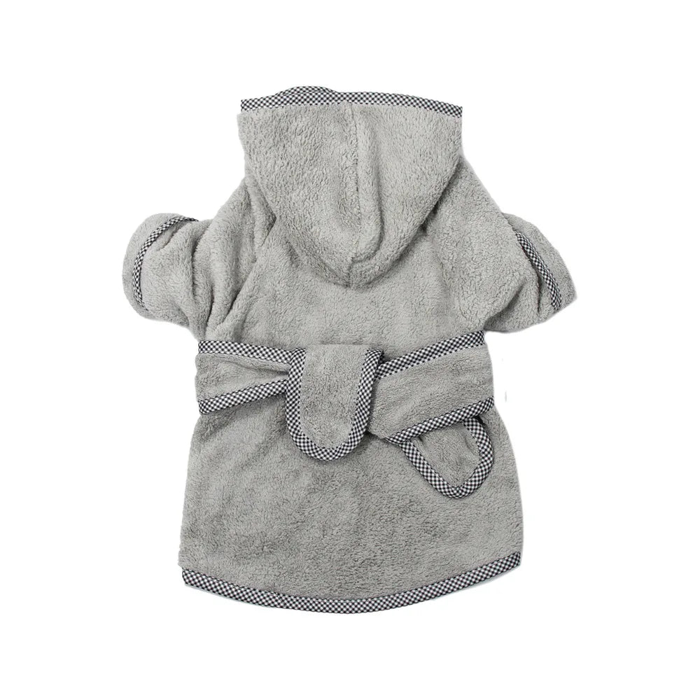Dog bathrobe, highly absorbent and quick-drying, for small and large dogs