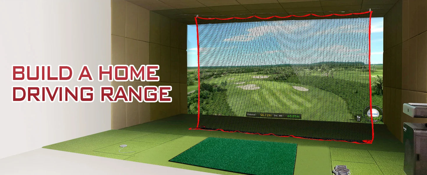 Golf practice net, large 3x3 meter size