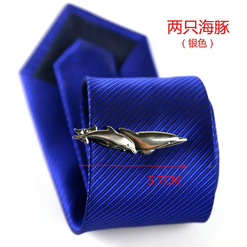 Men's classic tie clip, various motifs