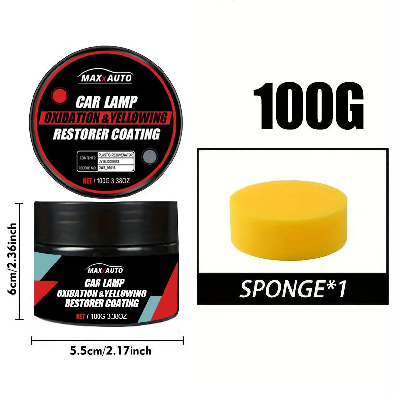 Headlight Restoration Kit - Scratch Removal and Oxidation Cleaning for Headlights