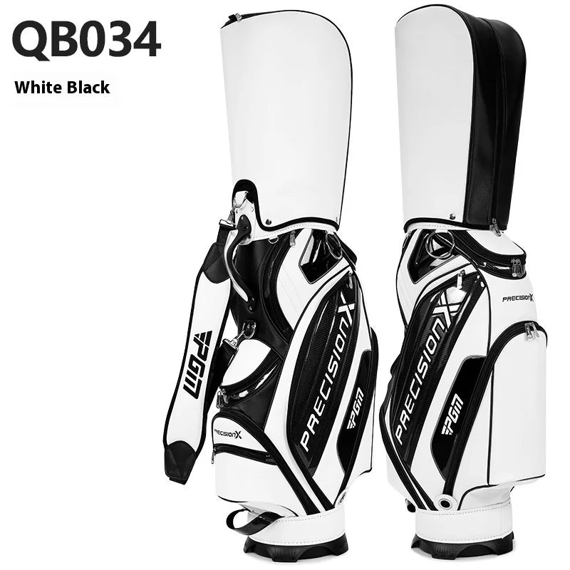 PGM QB034 golf bag, premium, leather bag, for 14 clubs