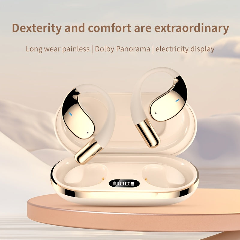 Wireless earbuds, 80 hours battery life, LED display