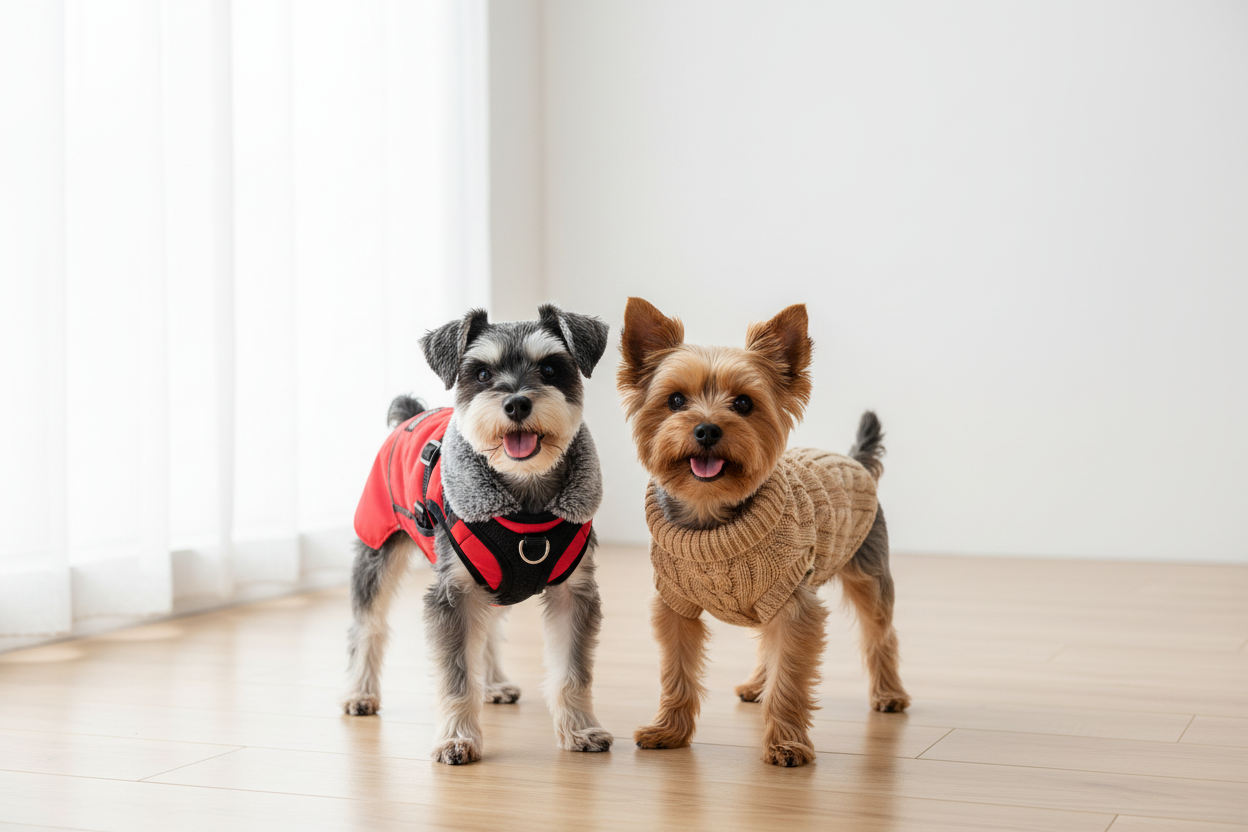 Lemmikkien vaatteet ja tarvikkeet