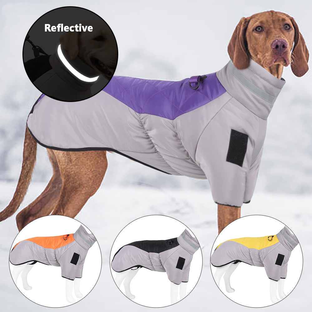 Thick and warm winter dog coat, for small and large dogs