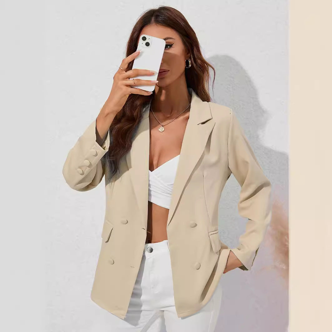Women's blazer, solid color