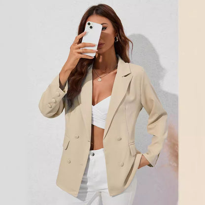Women's blazer, solid color