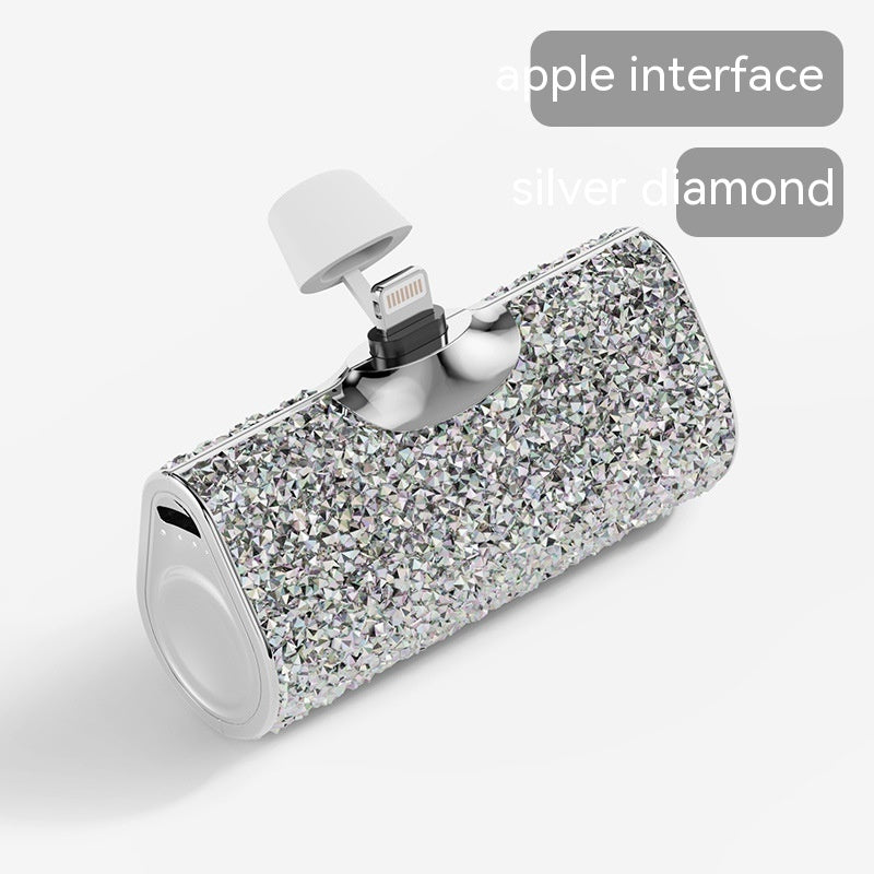 Diamond Pocket Capsule portable Powerbank, emergency charger, available in different variations