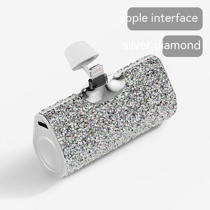 Diamond Pocket Capsule portable Powerbank, emergency charger, available in different variations