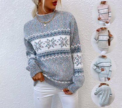 Women's snowflake sweater, winter &amp; Christmas