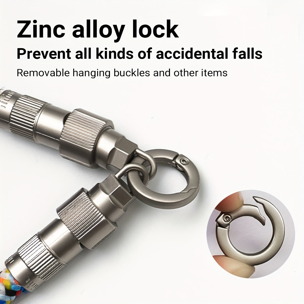 Phone strap fast charging cable combination, 60W, C-type