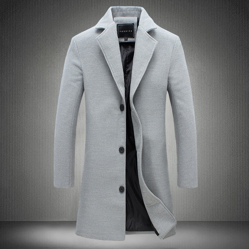 Men's wool jacket, autumn &amp; winter