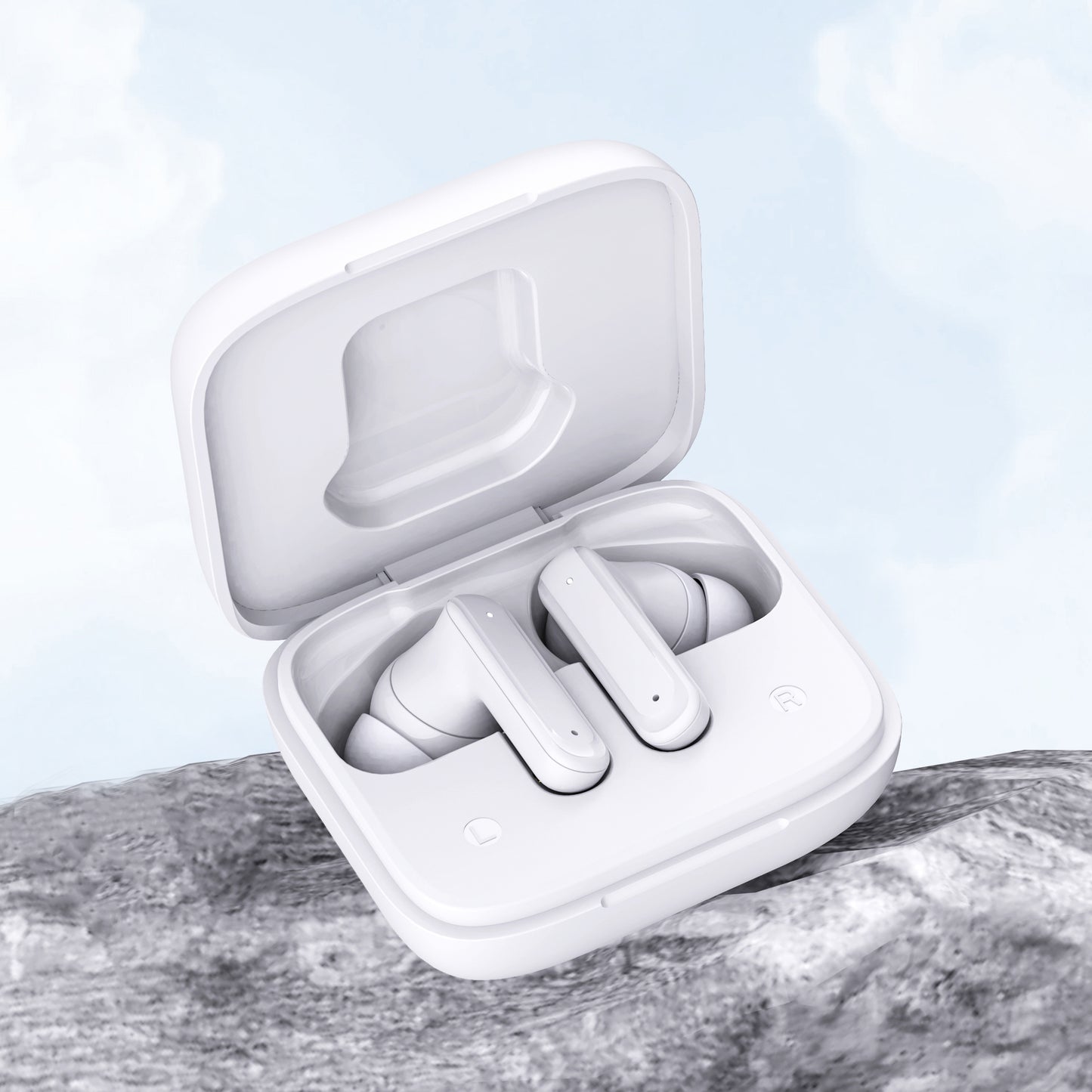 Smart headphones with LCD touchscreen