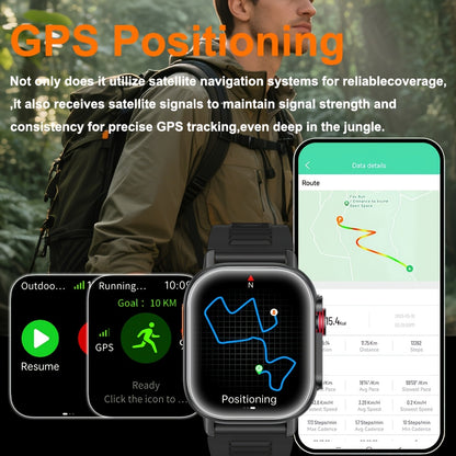 SENBONO GPS Smartwatch for Men and Women, 2.01" HD Display
