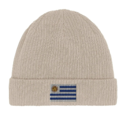 Women's autumn and winter beanie, warm acrylic knit