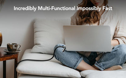 4-in-1 Fast Charging Cable, Silicone Coated