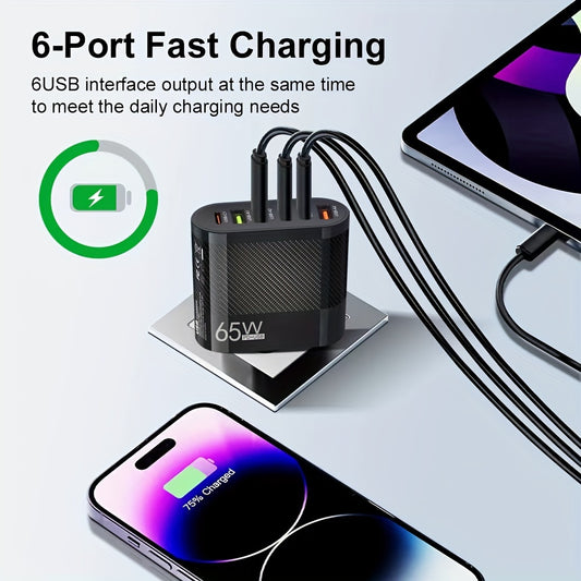 Wall charger 65W, not available with EU plug
