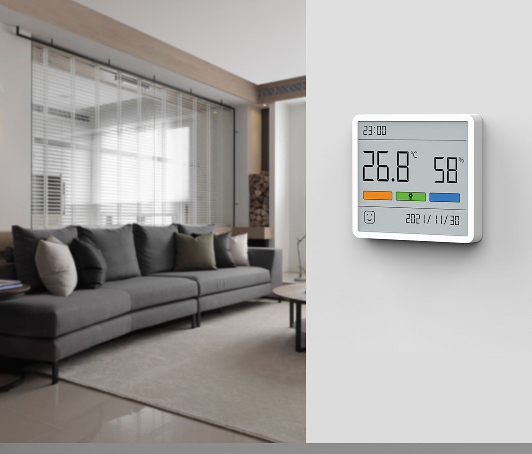 Clock Hygrograph All Portable Power Off Memory Can Be Pasted Can Stand