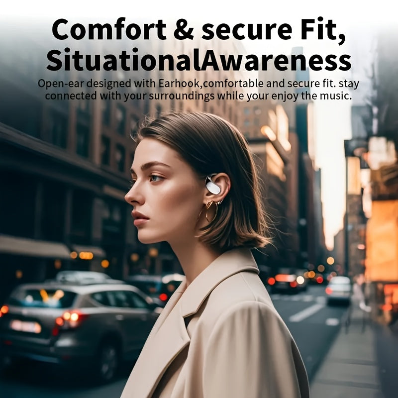 Wireless earbuds, 80 hours battery life, LED display