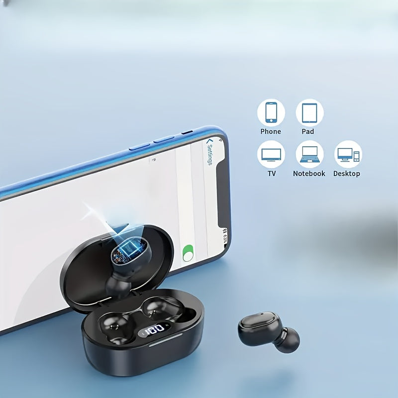 E7S Wireless earbuds with LED charging case