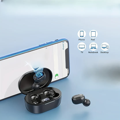 E7S Wireless earbuds with LED charging case