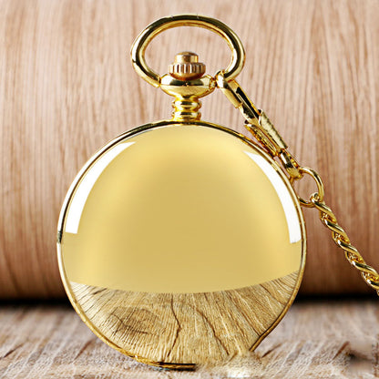 Mechanical pocket watch, gold classic