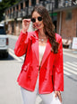 Women's blazer, solid color