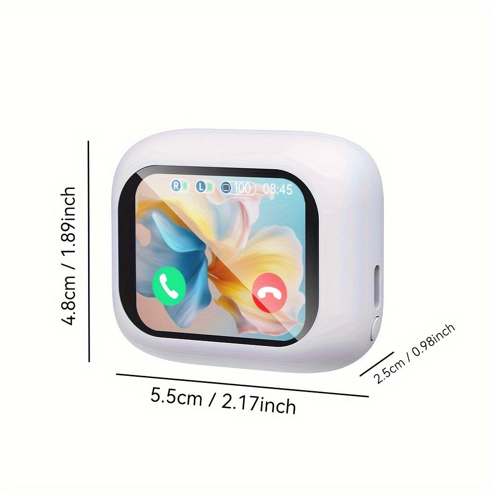 Smart headphones with LCD touchscreen