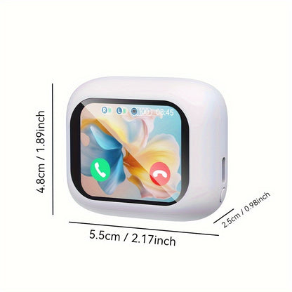 Smart headphones with LCD touchscreen