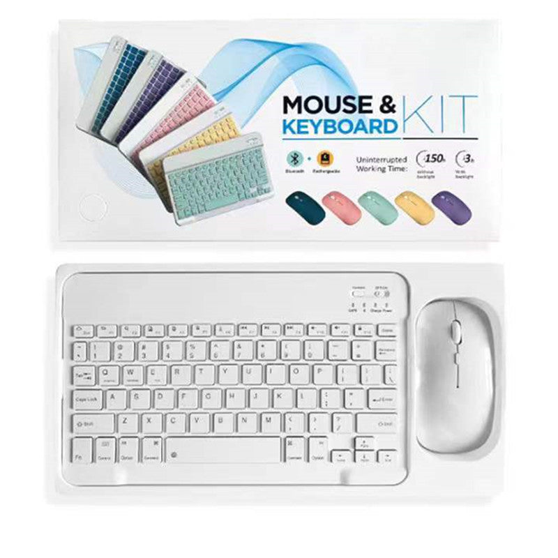 Creative Solid Color Bluetooth Keyboard And Mouse Set