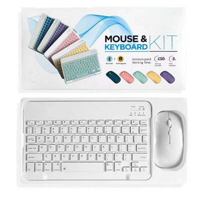 Creative Solid Color Bluetooth Keyboard And Mouse Set