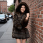 Women's Casual Fur Coat, Warm and Loose