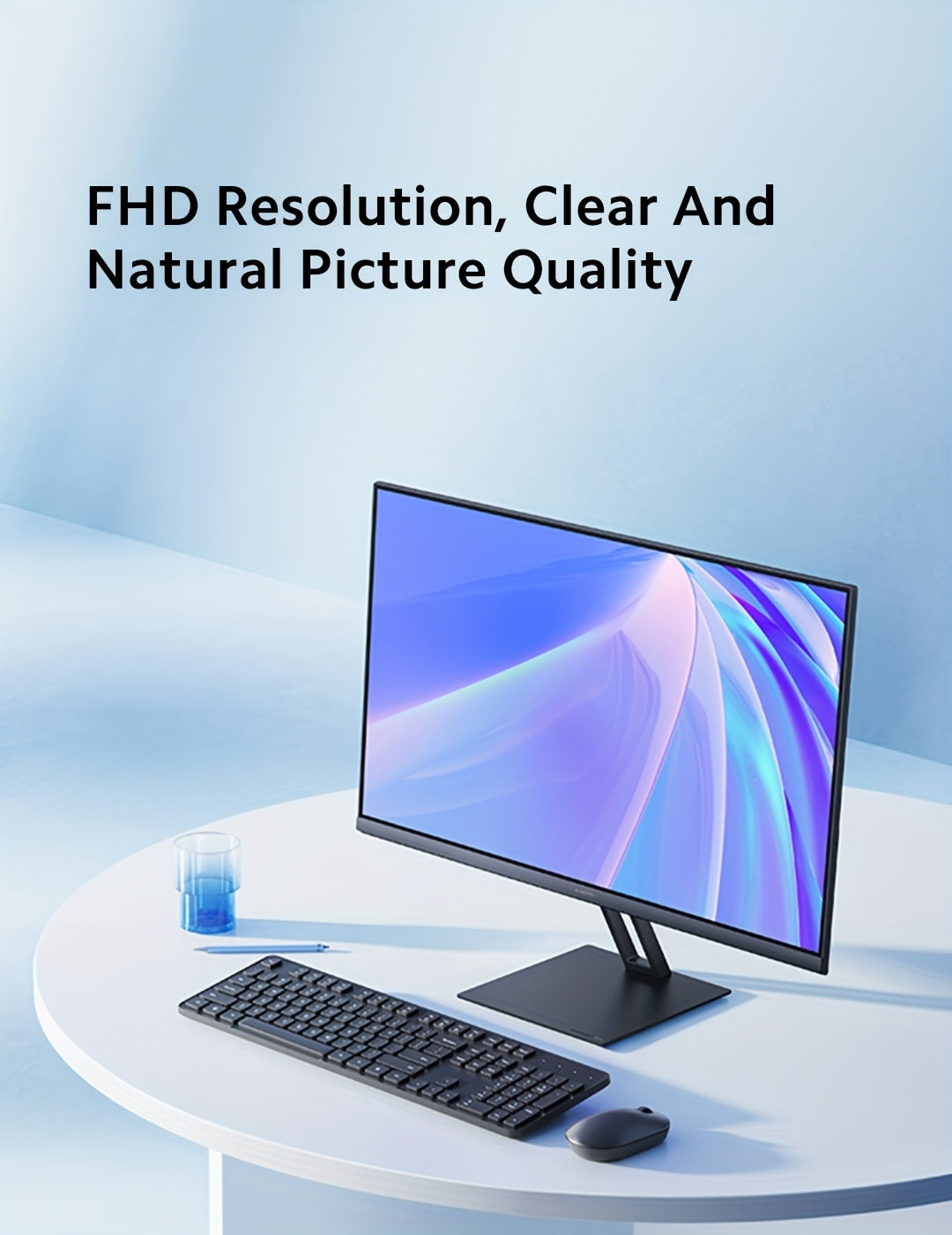 Xiaomi 27" monitor, Full HD, ultra-thin