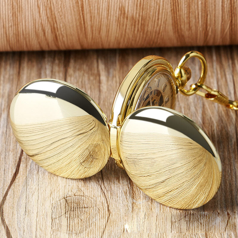 Mechanical pocket watch, gold classic