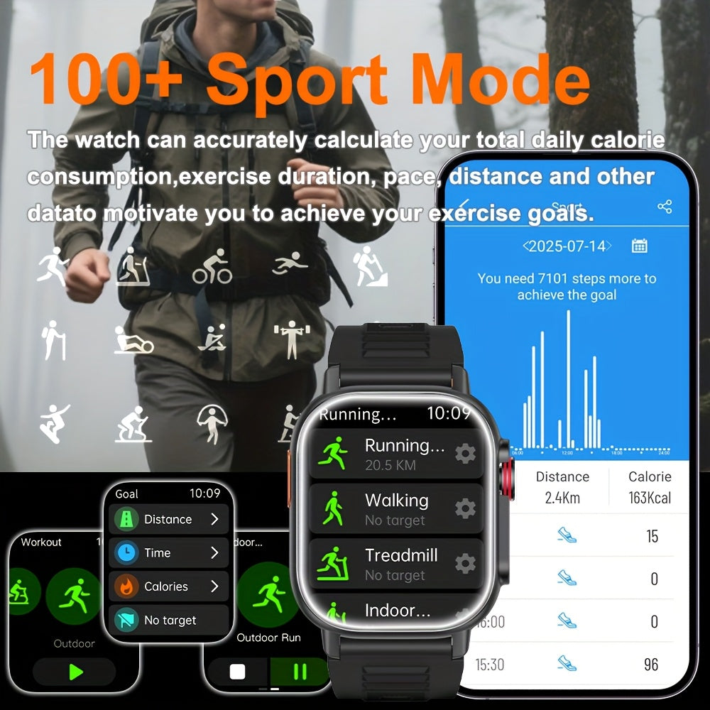 SENBONO GPS Smartwatch for Men and Women, 2.01" HD Display