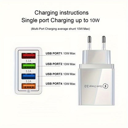 Wall charger 4 USB ports