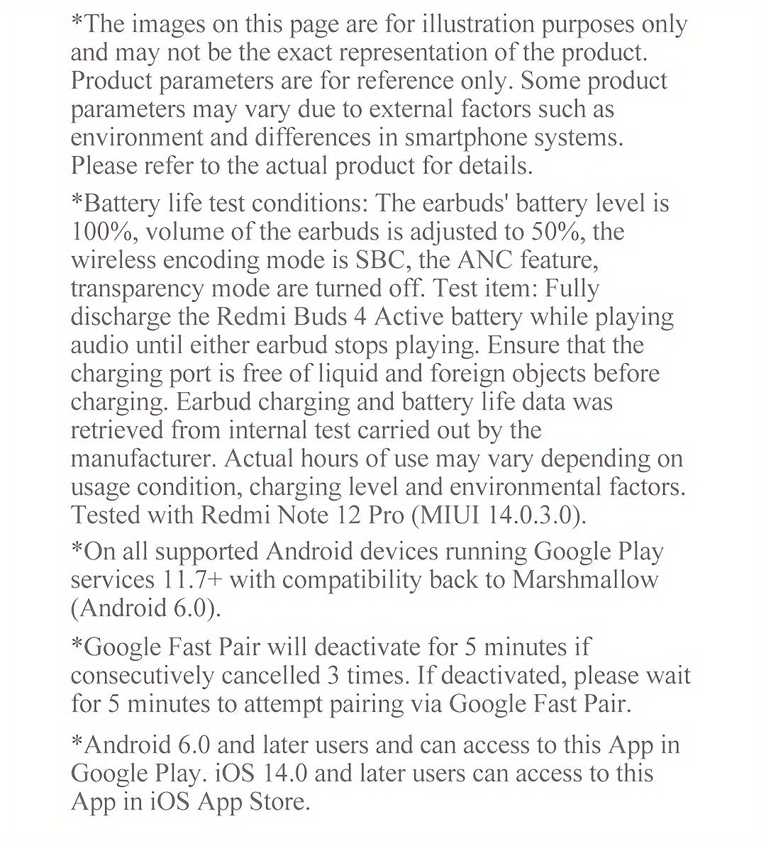 Xiaomi Redmi Buds 4 active earbuds