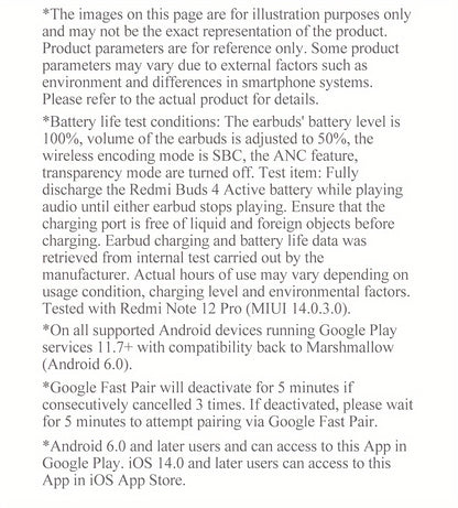 Xiaomi Redmi Buds 4 active earbuds