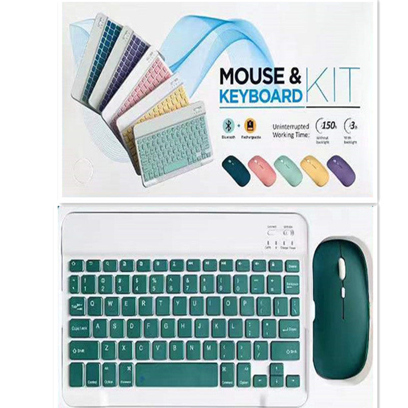 Creative Solid Color Bluetooth Keyboard And Mouse Set