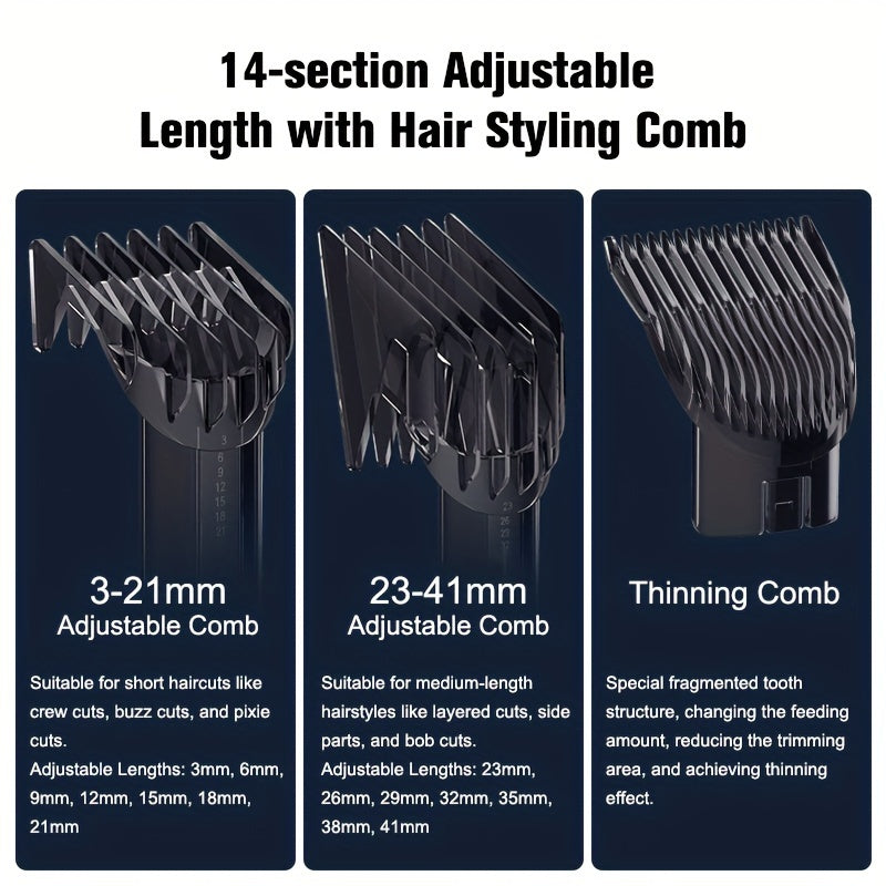 Xiaomi Mijia Hair Clipper, Cordless Professional Trimmer