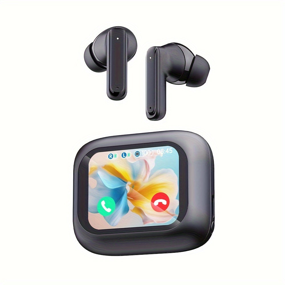 Smart headphones with LCD touchscreen