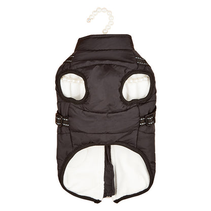 Warm winter dog coat, for small and medium-sized dogs