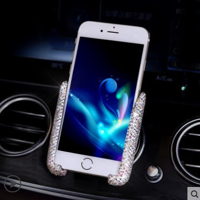 Car air outlet mobile phone holder