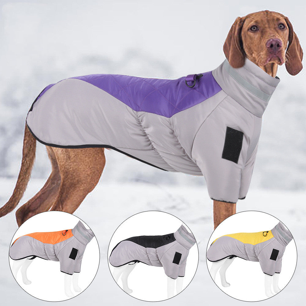 Thick and warm winter dog coat, for small and large dogs