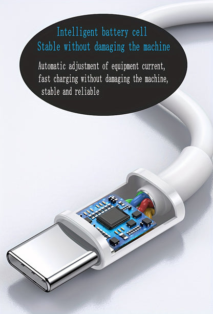 Fast charging cable 60W 3A 100cm, USB-Type-C