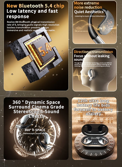 Wireless earbuds, 80 hours battery life, LED display