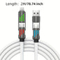 4-in-1 Fast Charging Cable, Silicone Coated