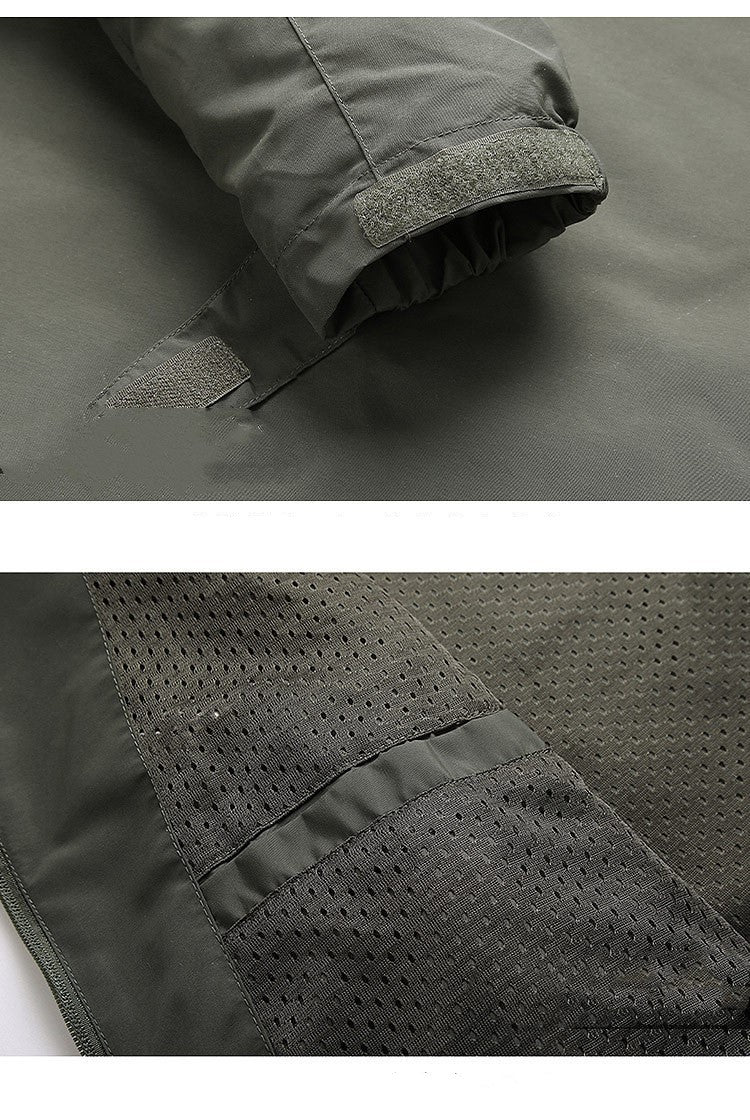 Technical mountaineering jacket, outdoor jacket, windproof