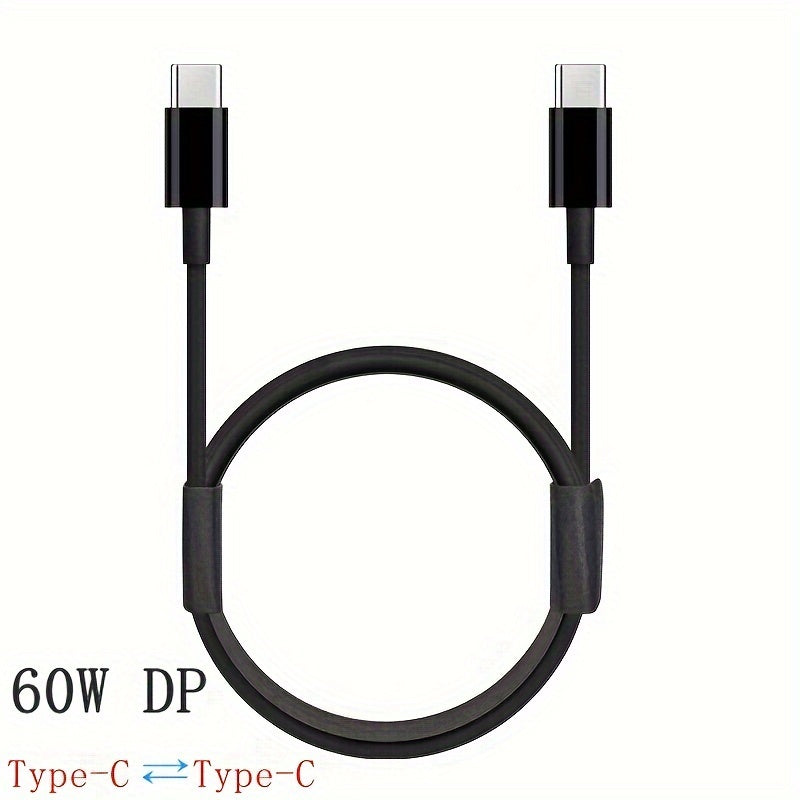 Fast charging cable 60W 3A 100cm, USB-Type-C