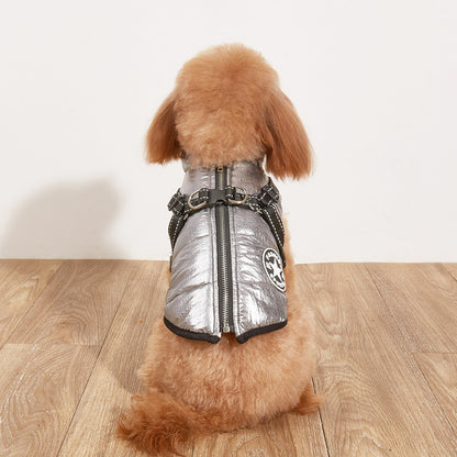 Warm winter dog coat, for small and medium-sized dogs